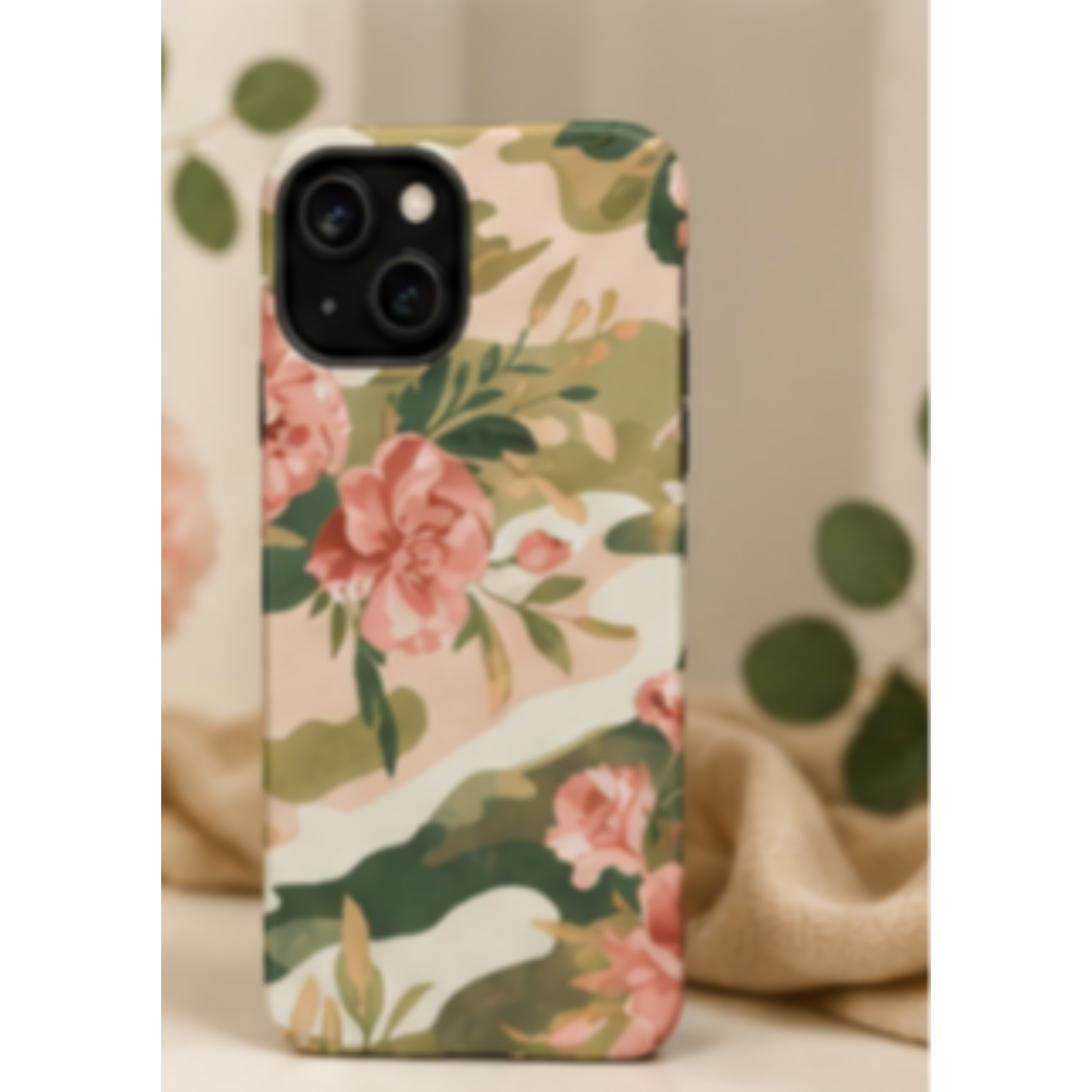Pink Floral Camo Phone Case | Phone Case
