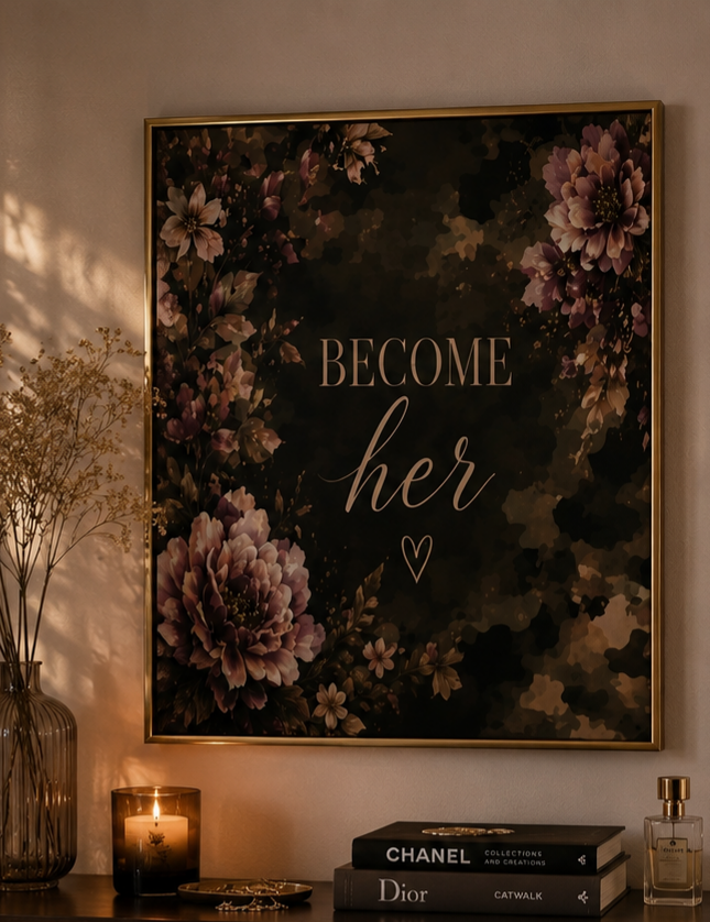 Matte Canvas, Framed (Multi-color)