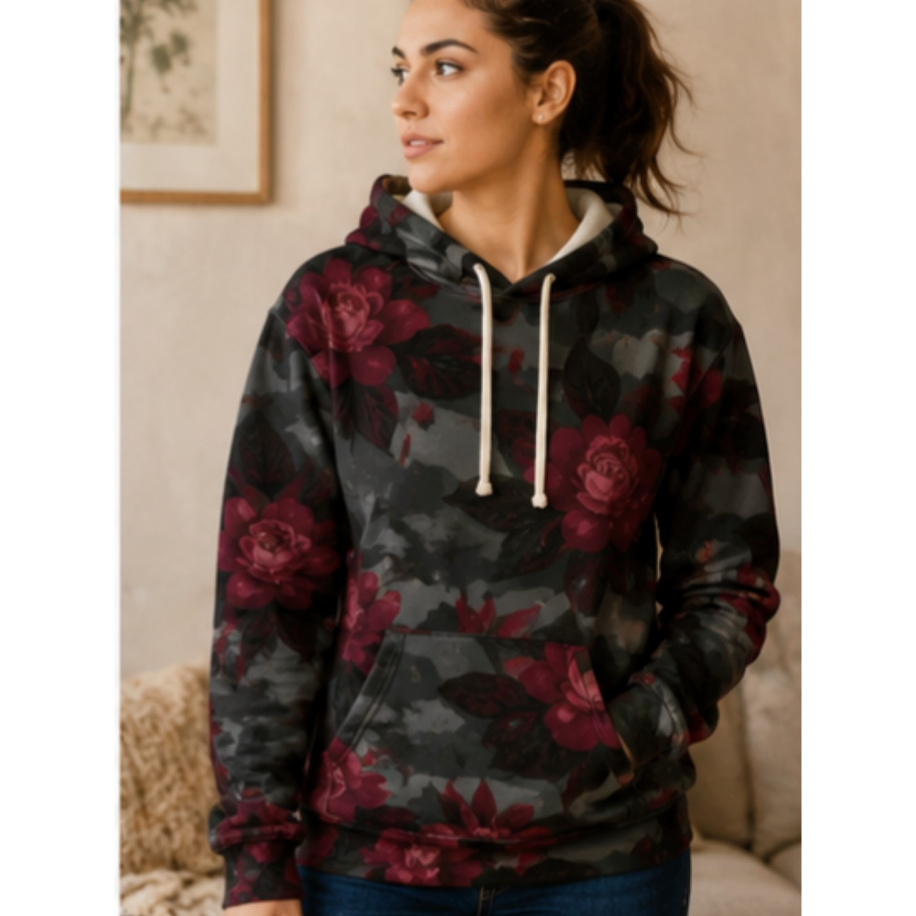 Floral Camo Hoodie
