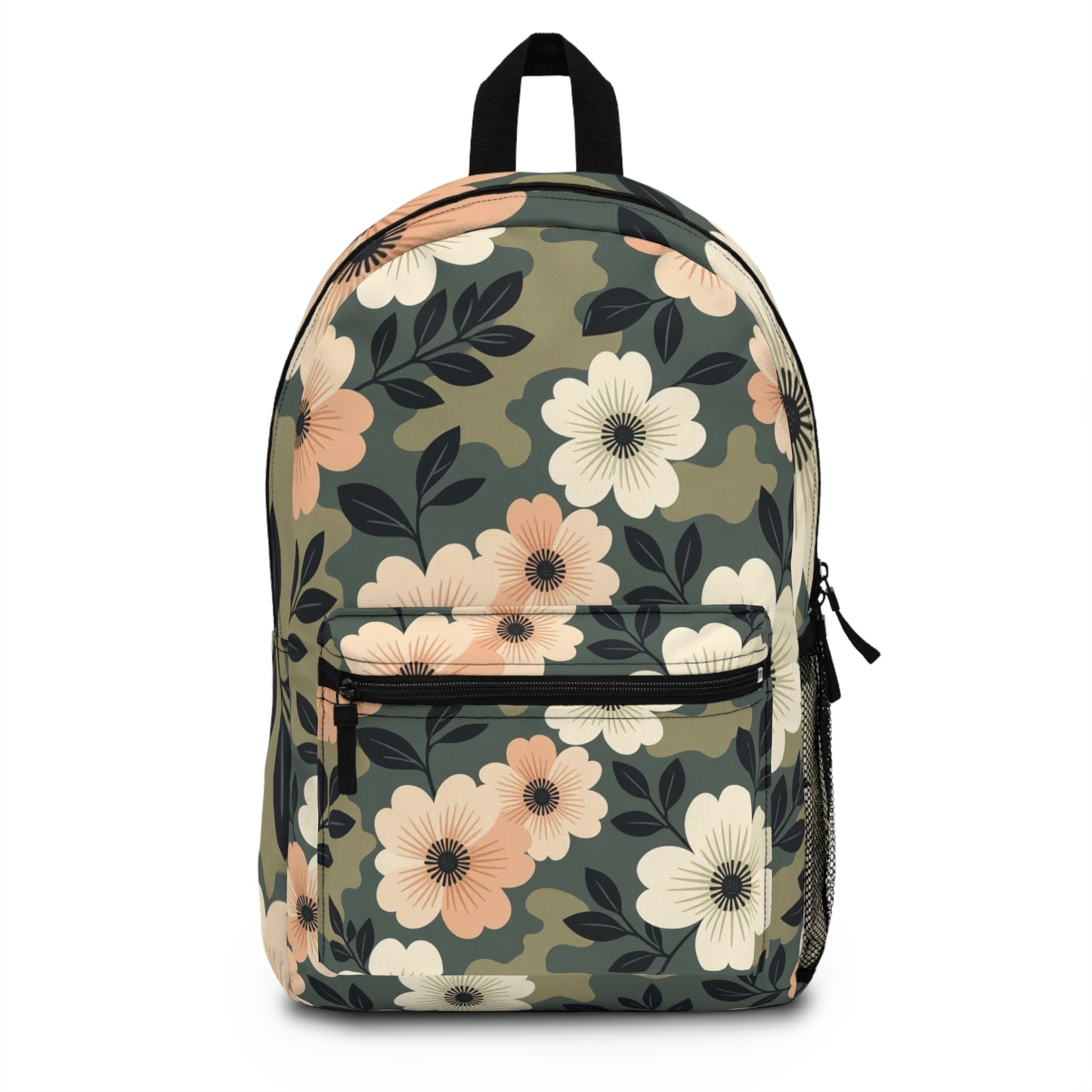Backpack, Floral Camo Backpack, Flower Camouflage Rucksack, Petal Ops Design, Botanical Backpack, Nature Lover Bag